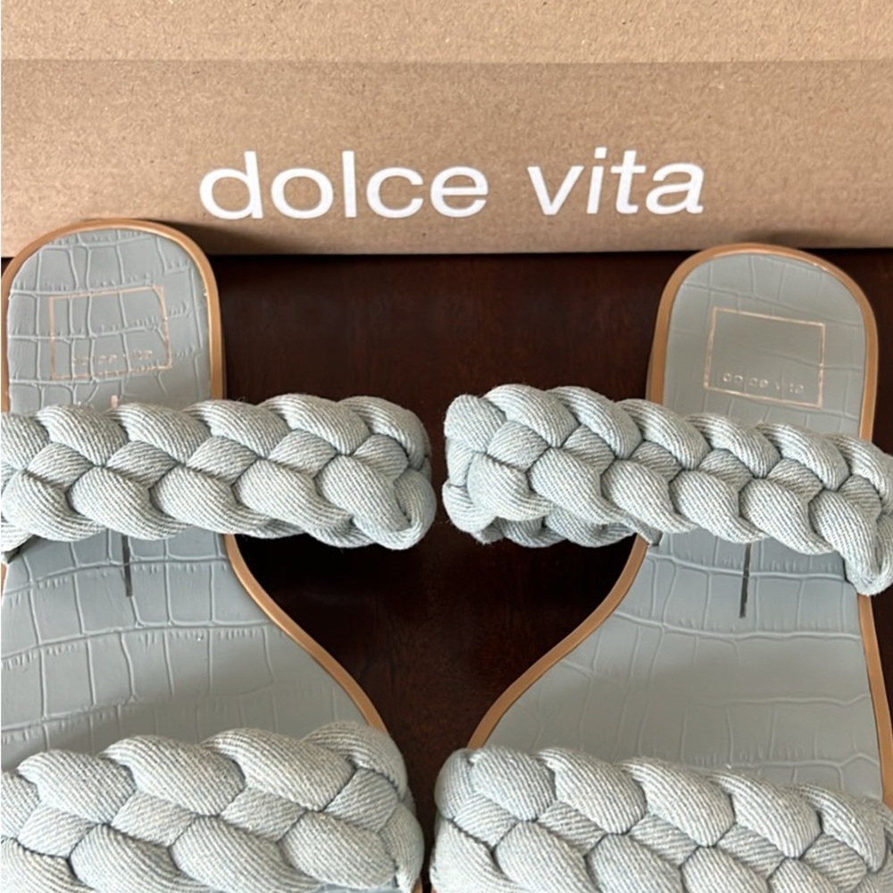 Dolce Vita Women's Braided Sandals - chambray